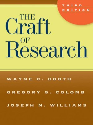 cover image of The Craft of Research